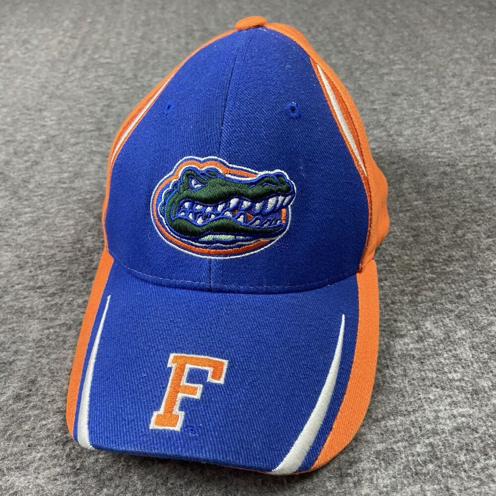 TEI Florida Gators Hat Blue Orange Gator F Cap Adjustable Strapback - Picture 16 of 16